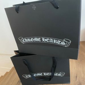 NEW Chrome Hearts standard size small shopping bags